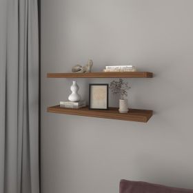 Floating Shelf Dallas, Living Room, Mahogany